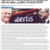 Abertis, NH Hotels, Axiare... Se acaba un ao de opas, cules vendrn 2018?